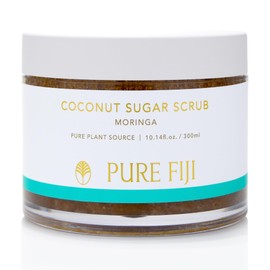 Pure Fiji Coconut Sugar Body Scrub, Moringa (10.14 Oz /300ml)