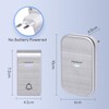 Aigostar doorbell, waterproof portable wireless bell set, doorbell kit, wireless