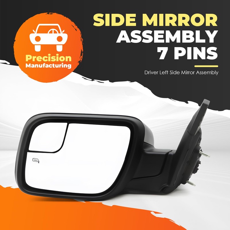 Left Mirror Assembly 7Pins Compatible with Explorer 2011-2019