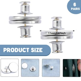 6 Pairs of Magnetic Tiebacks, Curtain Accessories, Curtain Weights, Curtain Magnetic Closure, Magnets for Curtains, Shower Curtain Magnet, that Light Leaks or Curtains Are Blowed Around