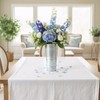 4Pcs Galvanized Metal Vases, 10 Inch, Rustic Tall Flower Buckets