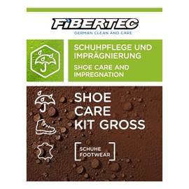 FIBERTEC Shoe Wax Eco Shoe Wax & Application Brush, clear