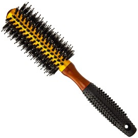 Large Round Blow Dry Brush - Boar Bristle, Thermal Ceramic Barrel, Professional Anti-Static Roller Hair Brush for Styling and Blow Drying – 20 Row, For Long Hair - By Cantor