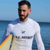 UPF50 Sun Protection Men's Long-Sleeved Shirt Surf Monkey Recycled Fabric,