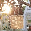 Large Solar Rope Lantern Outdoor Hanging – Handwoven Jute Rope