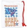 Tees Factory AB-5530355WH Angel Blue Shopper Wind Cloths, White, H7.9