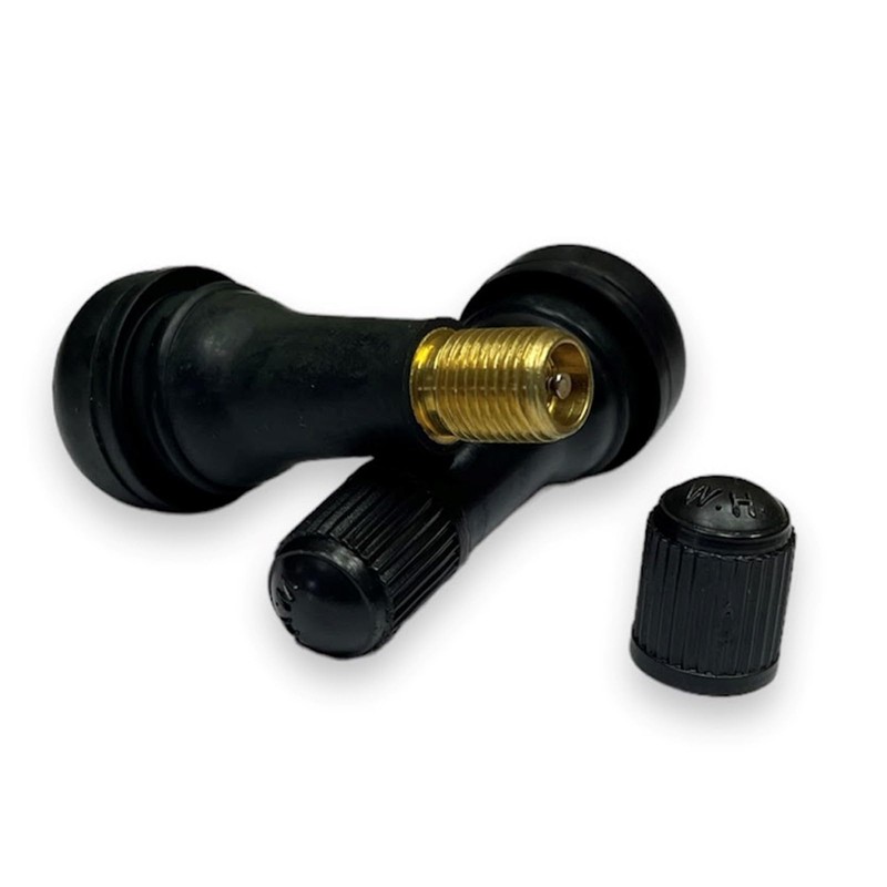 Toolsisland Tire Rubber Valve, Air Valve, Tubeless, 4-Piece Set, TR413