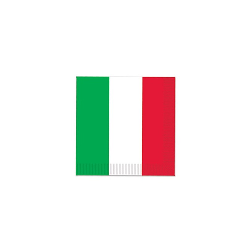 Beistle Red, White & Green Beverage Napkins