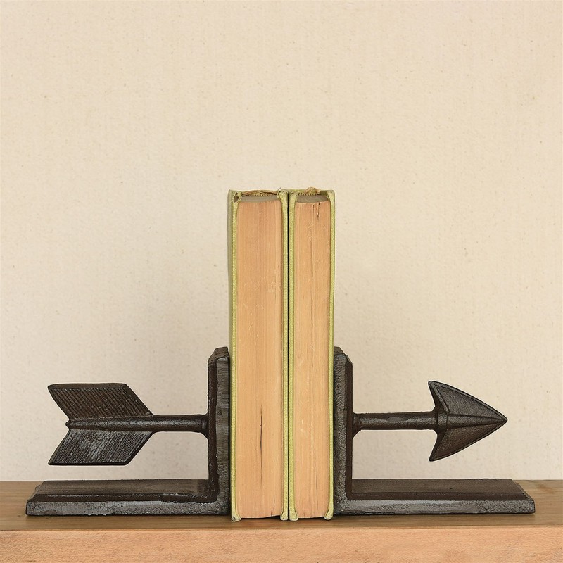 HomArt Arrow Cast Iron Bookends