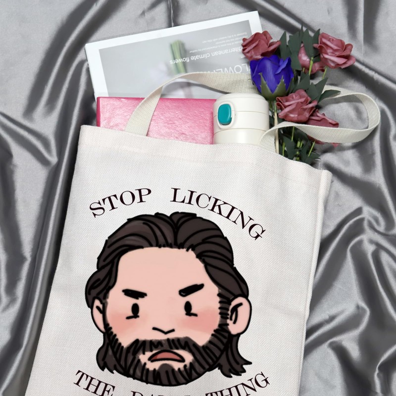 JTOUK RPG Video Game Gift BG3 Merch Stop Licking The