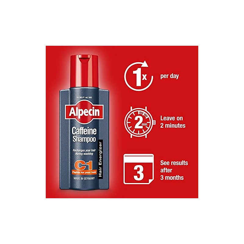 Alpecin Caffeine Shampoo 250 Ml by M&A Pharmachem