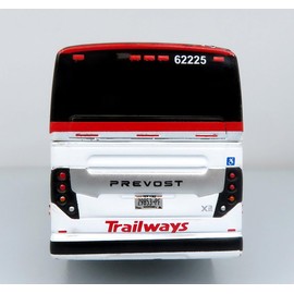 Prevost X345 Coach Bus Trailways Adirondack Transit Lines 1/87 Scale-HO Scale 5" Long New in The Box Well Detailed Both Inside and Out Iconic Replicas Rare!