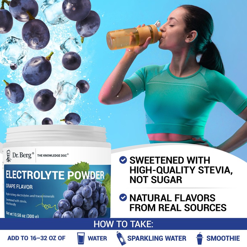 Dr. Berg Zero Sugar Hydration Keto Electrolyte Powder - Enhanced