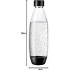SodaStream 1L DuoPack Plastic Bottles – BPA-Free, Dishwasher Safe PET