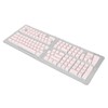 Keyboard Keycaps 129 Keys Pudding Transparent OEM Height PBT Two