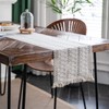 Weldomcor Macrame Table Runners Woven Rustic Table Runner Cotton Linen
