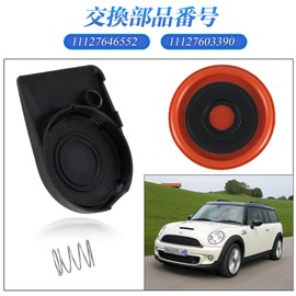 HIMARKLIF PCV Cover Cap Kit Cylinder Head Valve Cover for N18 Engine Mini Cooper R55 R56 R57 R58 R59 R60 R61 1.6L 2010-2016 Replacement Part Number:11127646552 11127603390