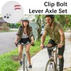 ZCYKJ Wheel Hub Front and Rear Skewers Quick Release Clip