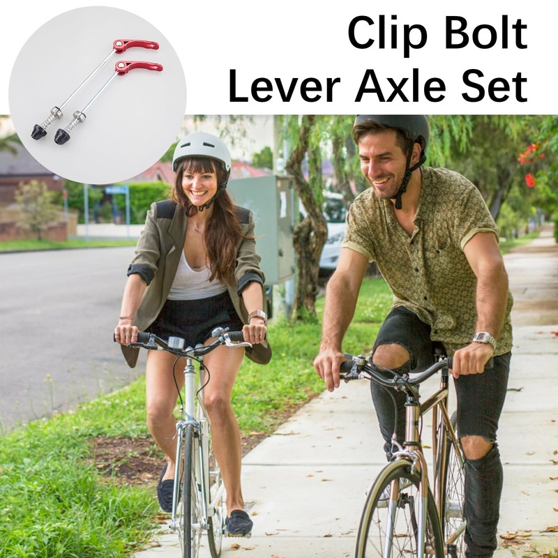 ZCYKJ Wheel Hub Front and Rear Skewers Quick Release Clip