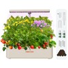 SUNCOZE Hydroponics Growing System Kit 12 Pods, 24W LED Grow