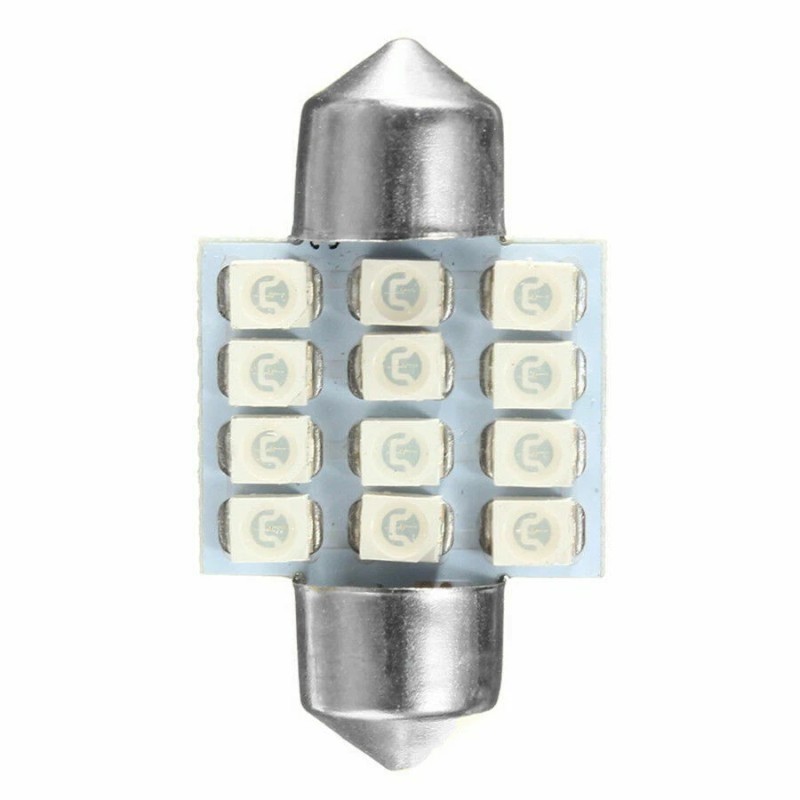 SHENKENUO 13Pcs Car Blue Light Interior LED Lights For Dome