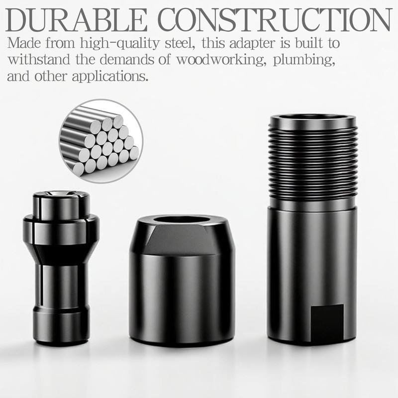 100-Tyle Angle Grinder to Straight Grinder Adapter - 2Pieces Converter