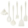 Ganiza Cooking Utensils for Nonstick Cookware, 10pcs, Solid Turner, Soup