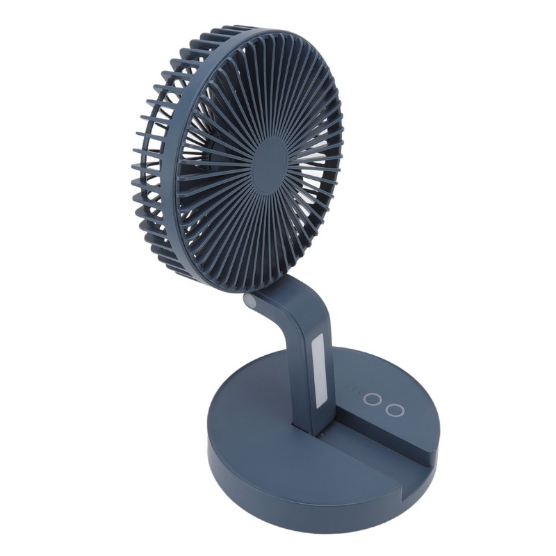 Desktop Folding Fan 3 Speeds USB Rechargeable Punch Free Electric