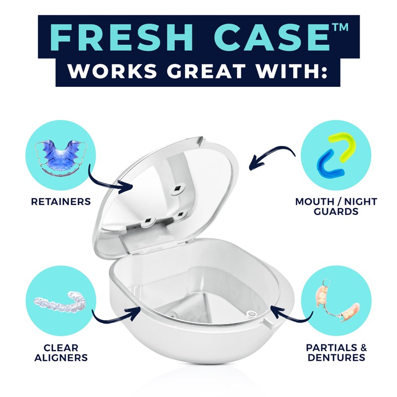 FRESH KNIGHT UVC Retainer Cleaner & Denture Cleaner - UV