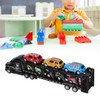 1:48 Carrier Truck Toy Model Alloy Detachable Six Car Kids