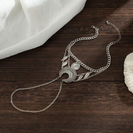 Stocking Stuffers Holiday Outfits for Women 2024 Dream Catcher Bracelet for Women Boho Turquoise Bracelet Dream Catcher Charm Bracelet Vintage Western Jewelry Gift for Girls (C)