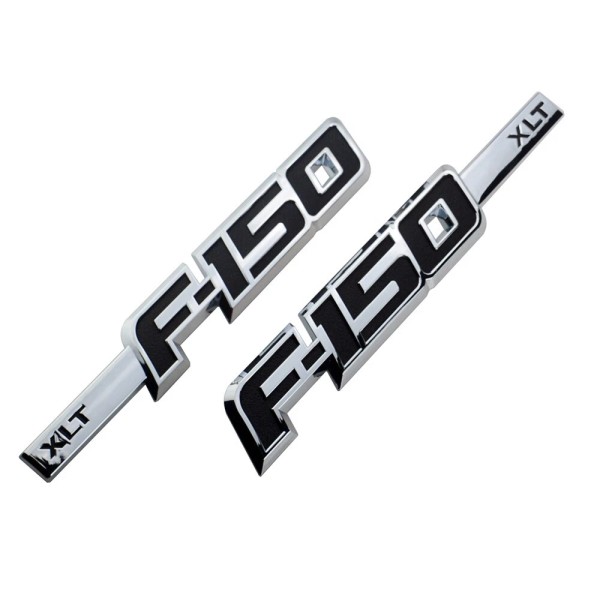 Unbranded Set of 2Pc Exterior Fender Emblems Badges For 2009-2013