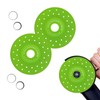 2Pcs 4-1/2'' Rock Slab Grinding Disc, 1.2'' Diamond Ultra Width