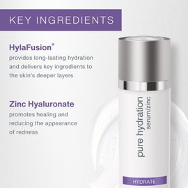 eraclea Pure Hydration Serum, Ultra-Hydrating Face Serum with Hyaluronic Acid and Zinc, Redness Reducing Anti-Wrinkle Hyaluronic Acid Serum for Women of All Skin Types (1 fl oz)