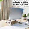Adjustable Laptop Stand for Desk – Portable Tilt & Height