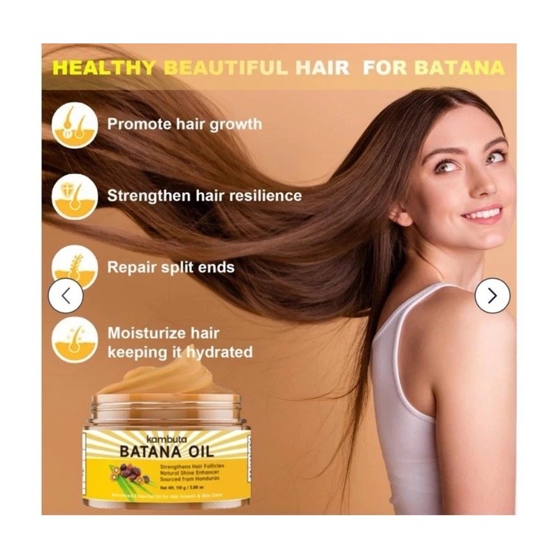 Kambuta BATANA OIL Strengthens Hair Follicles Natural Shine NWT