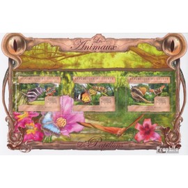 Guinea 9796-9798 Sheetlet (complete. issue) unmounted mint/never hinged ** MNH 2013 Butterflies (Stamps for collectors) Butterflies