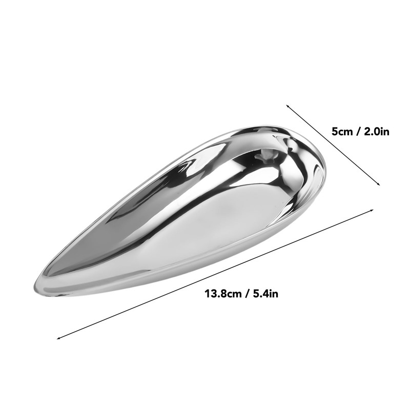 Stainless Steel Fruit Plate Mini Condiment Dish Small Nuts Snack