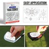 Veltec Premium Golf Impact Tape Labels, Self-Teaching Sweet Spot and
