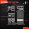 A-Premium Front Driver Side Master Power Window Switch Compatible with