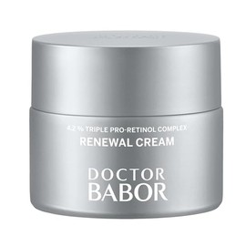 DOCTOR BABOR Renewal Cream | Regenerierende Anti-Aging und Anti-Pigmentflecken Gesichtscreme mit Pro-Retinol Komplex | Für eine strahlende, verjüngte Haut | Verfeinert das Hautbild | vegan | - 50ml