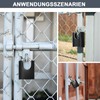 ZHEGE Large Heavy Combination Lock, Combination Lock, 4 Digits, High