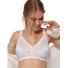 DORINA Women's Madeline Soft Everyday Bra, Weiß (White A00), 36