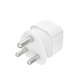 Hama Travel Adaptor South Africa, Travel Plug Type M (for Travellers from Germany and Europe, for Earthing Contact Plugs, Contour and Euro Plugs, for Travel to South Africa, Nepal and Others) White