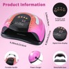 268 W UV LED Nail Lamp for Gel Polish with