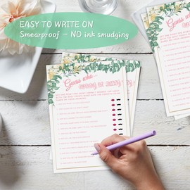 Baby Shower Game - Guess Who Mommy Or Daddy Funny and Hilarious Guessing Game Baby Shower Party Activity