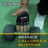 LETHAL MODE Leather Gym Grips – Leather Palm for Weight