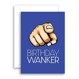 Lithobee - Funny Birthday Card - Birthday - Rude Birthday Cards for Mum Dad Son Brother Sister Best Friend - Humorous 30th 40th 50th Bday Cards