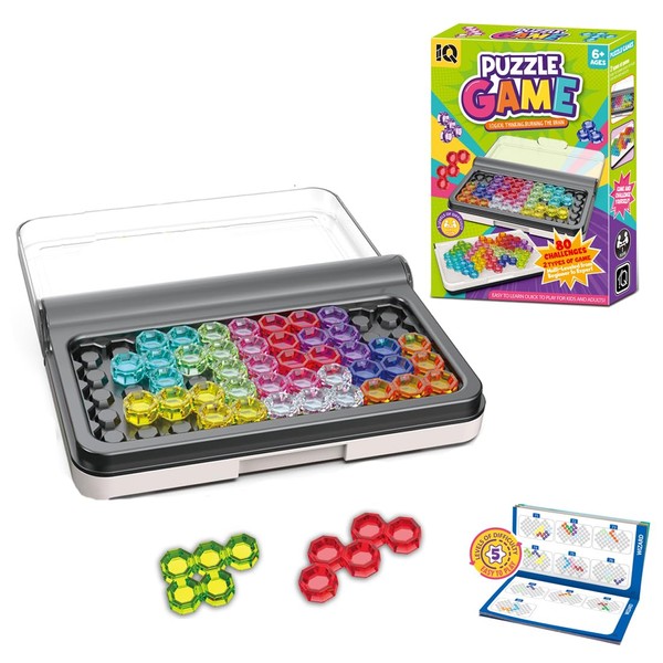 Brain Teaser Puzzle Game, Featuring 80 Challenges, IQ Challenges Puzzle