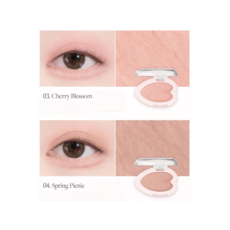 DASIQUE Blooming Single Shadow 1.8g, Color:03 Cherry Blossom